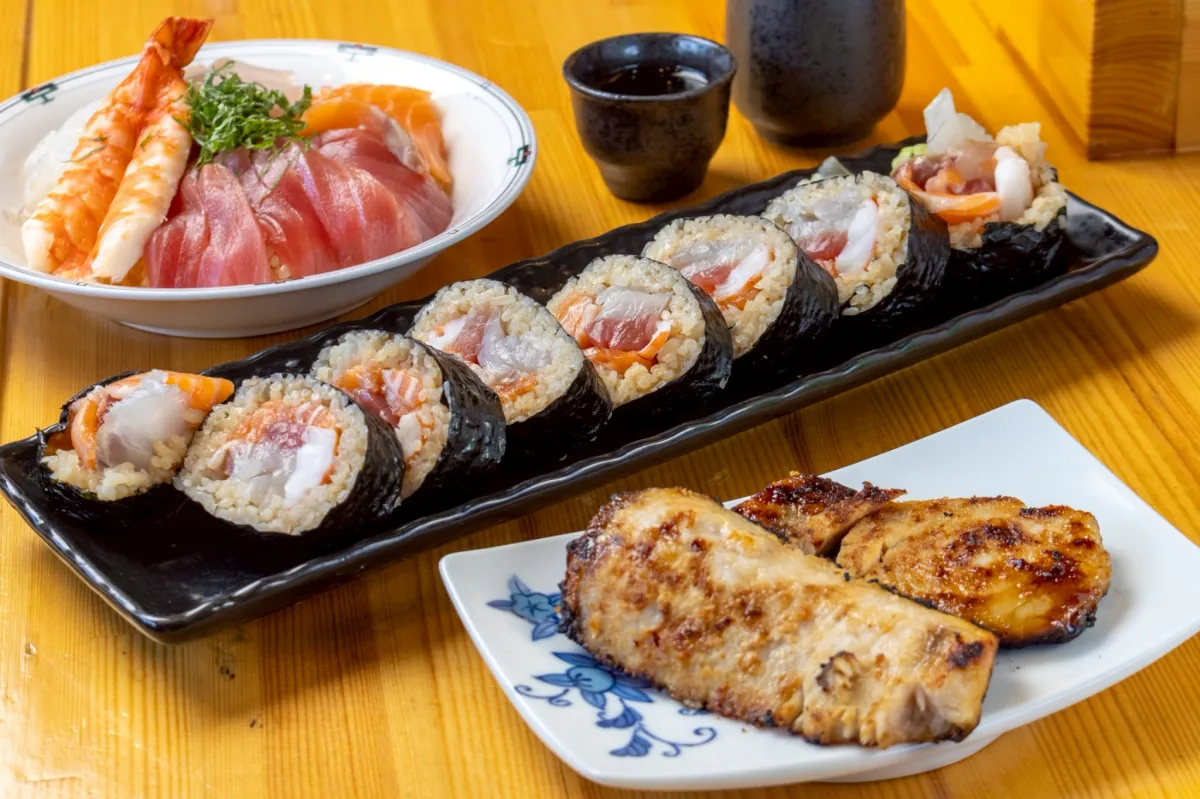 〖プレミアムコース〗贅沢三昧！お造り・焼き物・天ぷら5種と特上寿司